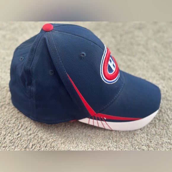 Reebok NHL Montreal Canadiens HABS baseball hat NWOT size S/M - Picture 2 of 6